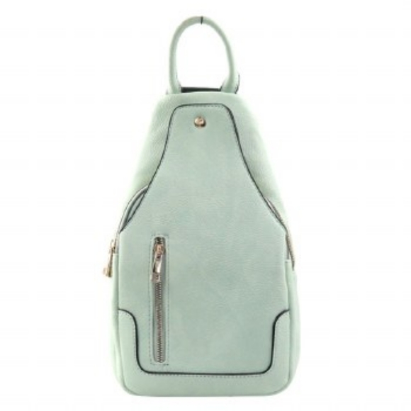 Mint Mini Fashion Backpack for Women/Girls - Cruelty-free - Picture 3 of 4